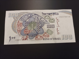 Billete De Israel De 100 Lirot, Año 1968, UNC - Israel