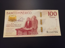 Billete De México De 100 Pesos, Año 2016, Conmemorativo, UNC - México