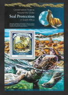 SD)2015 MALDIVES SEAL PROTECTION IN SOUTH AMERICA, SOUVENIR SHEET, MNH - Maldivas (1965-...)