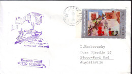 RUSSIA - USSR - SHIP  ICEBREAKER  OTTO  SCHMIDT  - 1980 - Spedizioni Artiche