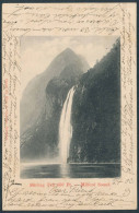 New Zealand, Stirling Falls, Waterfall, Milford Sound - Posted 1903, Undivided Back - Nouvelle-Zélande