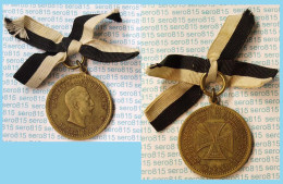 Crefeld - 1896 Tragbare Medaille/Orden 50 Jahre Landwehr Unterstützung (m390 - Andere & Zonder Classificatie