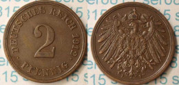 2 Pfennig Kaiserreich Empire 1912 F Jaeger 11  (m314 - 2 Pfennig