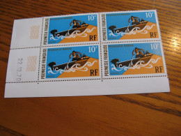 POLYNESIE YVERT POSTE ORDINAIRE N° 82 BLOC DE 4 CD NEUF** LUXE - MNH - COTE 60,00 E - Ungebraucht