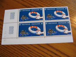 POLYNESIE YVERT POSTE ORDINAIRE N° 96 BLOC DE 4 CD NEUF** LUXE - MNH - COTE 56,80 E - Unused Stamps