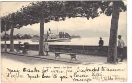 Switzerland - Vevy  Le Quai, Paddle Steamer - Sammlungen & Sammellose