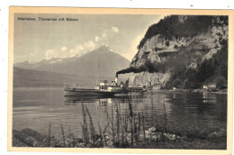 Switzerland - Thunersee Mit Niesen, Interlaken, Paddle Steamer - Collections & Lots