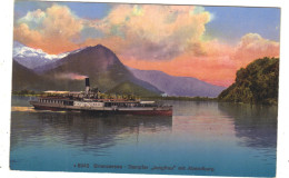 Switzerland - Brienzersee Dampfer Jungfrau Mit Abendberg, Paddle Steamer - Collezioni E Lotti