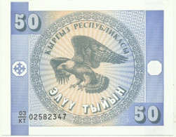 KYRGYZSTAN - 50 Tyiyn - ND ( 1993 ) - Pick 3.a - UNC. - Série 03/KT - Kyrgyzstan