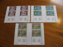 POLYNESIE YVERT POSTE AERIENNE N°  89/91 BLOCS DE 4 CD NEUFS** LUXE - MNH - COTE 288,00 E - Ungebraucht