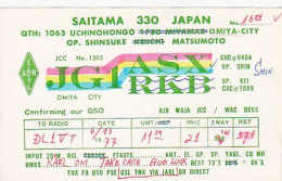 AK 203423 QSL - Japan - Saitama / Omiya - Radio Amateur