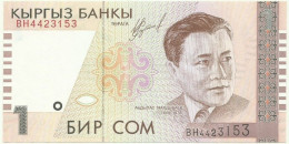 KYRGYZSTAN - 1 SOM - 1999 - Pick 15 - UNC. - Série BH - Kirguistán