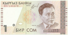 KYRGYZSTAN - 1 SOM - 1999 - Pick 15 - UNC. - Série BH - Kirghizistan