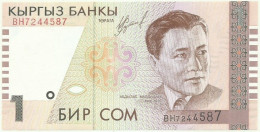 KYRGYZSTAN - 1 SOM - 1999 - Pick 15 - UNC. - Série BH - Kirgisistan