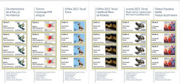 Spain Espagne España 2023 - ATM Coleccion 12 Tiras Libro Anual Mnh** - Machine Labels [ATM]