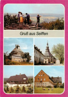 73919296 Seiffen Erzgebirge Panorama Bergbaude Auf Dem Schwartenberg Rundkirche  - Seiffen