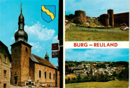 73919222 Reuland Burgreuland Burg-Reuland Belgie Kirche Schlossruine Panorama - Burg-Reuland