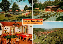 73843975 Horb Neckar Aussichtsplatte Rauschbart Gastraum Freiterrasse Panorama H - Horb