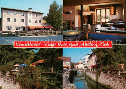 73843920 Bad Aibling Konditorei Cafe Rott Gastraum Gartenterrasse Kanal Bad Aibl - Bad Aibling