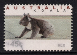 AUSTRALIA 1994 KOALA AND KANGAROO (COUNTER PRINTED) "45c KOALA ON GROUND" STAMP VFU - Oblitérés