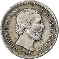 Pays-Bas, William III, 5 Cents, 1850, Argent, TTB, KM:91 - 1849-1890 : Willem III