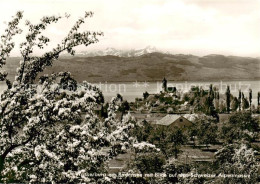 73811166 Wasserburg Bodensee Panorama Mit Schweizer Alpenmassiv Wasserburg Boden - Wasserburg A. Bodensee