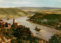 73811141 Kaub Caub Rhein Burg Gutenfels Und Die Pfalz  - Kaub