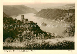 73811135 Kaub Caub Rhein Burg Gutenfels Und Die Pfalz  - Kaub