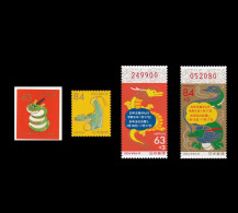 (ja1772a) Japan 2024 New Year Set Of 4 MNH - Ungebraucht