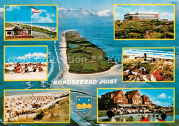 73715705 Juist Nordseebad StrandCafe Kurzentrum Wasserturm Spielteich Kurplatz S - Juist