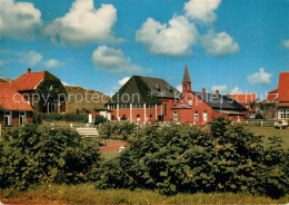 73715665 Juist Nordseebad Blick Vom Janusplatz Zur Kirche Juist Nordseebad - Juist