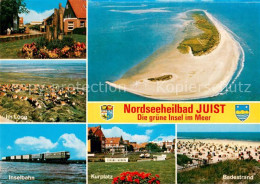 73715623 Juist Nordseebad Dorfmotiv Im Loog Nordseeinsel Fliegeraufnahme Inselba - Juist