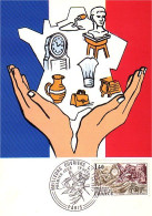 A40 190 Carte Maximum Meilleurs Ouvriers De France - Freimaurerei