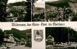 72812699 Wildemann Panorama Luftkurort Klein Tirol Im Harz Ortsstrasse Musikpavi - Wildemann