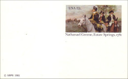 A42 56b US Postcard Nathanael Greene 1781 - Unabhängigkeit USA