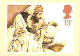 A42 44 GB Postcard Holy Family - Birth