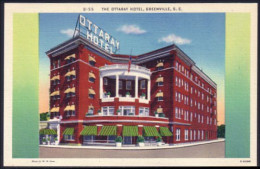 A45 562 PC Ottaray Hotel Greenville Unused - Greenville