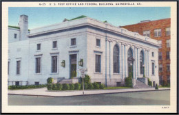 A45 494 PC US Post Office And Federal Building Gainesville Unused - Altri & Non Classificati