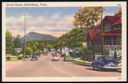 A45 448 PC Street Scene Gatlinburg Unused - Other & Unclassified