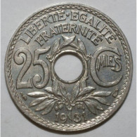 GADOURY 380 - 25 CENTIMES 1931 TYPE LINDAUER - TTB+ - KM 867 - 25 Centimes