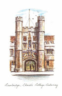 72785704 Cambridge Cambridgeshire Christs College GatewayKuenstlerkarte Cambridg - Autres & Non Classés