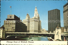 71668992 Chicago_Illinois Chicago River At Wabash Avenue Skyscraper - Otros & Sin Clasificación