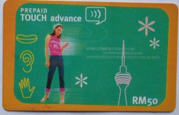 Malaysia RM50 Prepaid Touch Advance - Malaysia