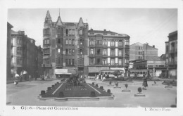 CPA - Espagne - Gijon - Plaza Des Generalisimo - Asturias (Oviedo)