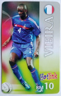 Malaysia RM10 Hot Link - Football Player Patrick Vieira - Maleisië