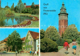 72807562 Finsterwalde Goldfischteich Schlosspark Post Sparkasse Wasserturm Finst - Finsterwalde