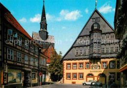 72803559 Osterode Harz Rathaus Und Marktkirche Fachwerkhaus Osterode Am Harz - Osterode