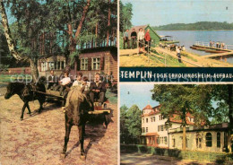 72798853 Templin FDGB Erholungsheim Aufbau Ponykutsche Badestrand Templin - Templin