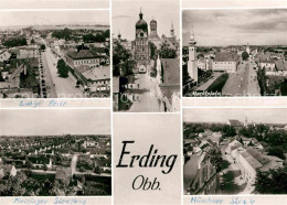 72798192 Erding Marktplatz Lange Zeile Freisinger Siedlung Muenchner Strasse Kir - Erding