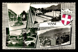 73 - YENNE - MULTIVUES ET BLASON - Yenne
